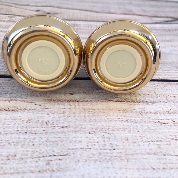 Naiper Dining Vintage Napier Gold Salt Pepper Shakers Set Poshmark